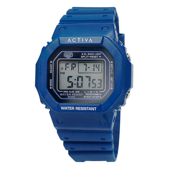 Activa Retro X Invicta Men's Digital Watch 44.5mm Blue