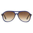 Persol PO3194S - 107451 Sunglasses Blue w/ Clear Gradient Brown Lens 59mm