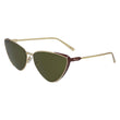 Ferragamo Sunglasses SF206S 744 Gold green Authentic Woman 63-16-145