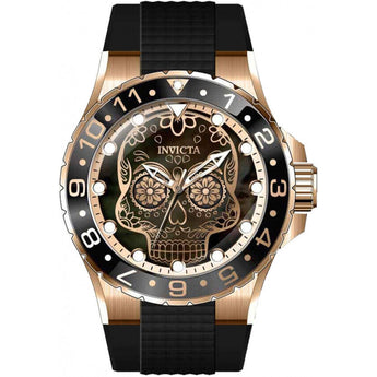 Invicta Aviator Dia De Los Muertos Men's Watch w/ Mother of Pearl Dial - 50mm