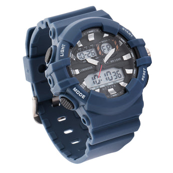 Activa Pixel X Invicta Digital Men's Watch illuminate analog - 50mm. Blue