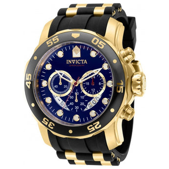 Invicta Pro Diver SCUBA Men's 48mm Gold Dial Stainless Chronograph Watch 37229