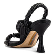 NEW Sam Edelman Marlena Black Ruched Leather Slingback Sandals Size 5 B
