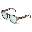 Illesteva Leonard Mirrored Sunglasses White Tortoise/Silver Mirror L-68SM Women