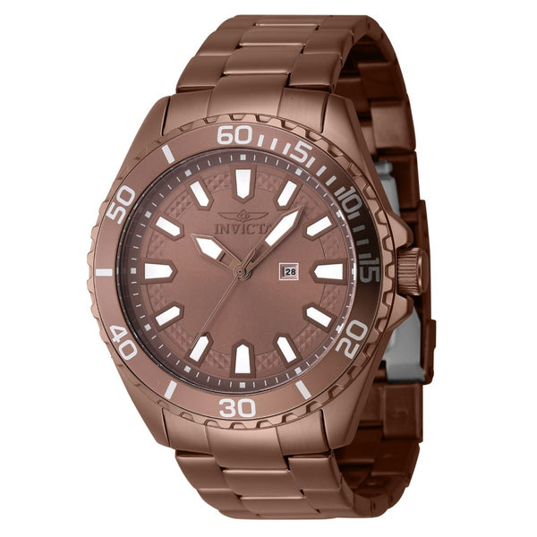 NEW Invicta Men's 46mm Pro Diver Quartz Brown Watch