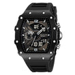 Activa X Invicta Skeleton Digital Analog Dial PC Case Material Black Watch 44.3
