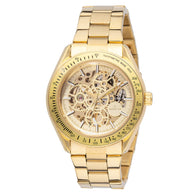 Invicta Objet D Art Automatic Men's Watch w/ Skeleton Dial - 47mm, Gold