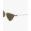 Ferragamo Sunglasses SF206S 744 Gold green Authentic Woman 63-16-145