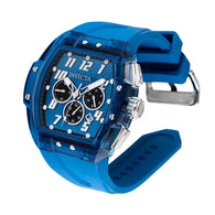 Invicta Men Watch S1 Rally Anatomic 47mm Quartz Chronograph Blue Silicone Strap