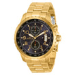 Invicta Specialty Men's quartz chronograph blue dial watch- 45mm, Gold 13785