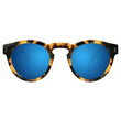 Illesteva Leonard Mirrored Sunglasses Tortoise/Blue L-04BM Women New
