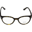 Prada Round Eyeglasses Frames Havana PR07TV 50-19-140 Unisex