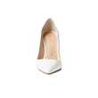 Stuart Weitzman Womens Stuart 100 Scallop Pump White 8.5 B