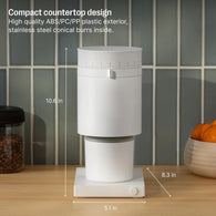 Fellow Opus Conical Burr Coffee Grinder Electric Espresso with 41 Settings White