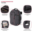 SwissGear Hybrid Travel Laptop Backpack 22 in - Heather Gray
