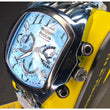 INVICTA WATCH LUPAH w/ Mother of Pearl 44.5mm Z60 Swiss Dial Ice Blue, Gunmetal