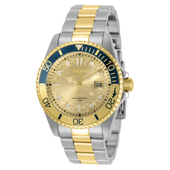 Invicta Men's Watch Pro Diver Quartz Gold Tone Dial Two Tone Bracelet