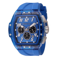 Invicta Men Watch S1 Rally Anatomic 47mm Quartz Chronograph Blue Silicone Strap