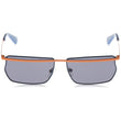 Guess GU8208 42A Blue Orange Metal Sunglasses Frame 57-14-140 Guess X JBalvin