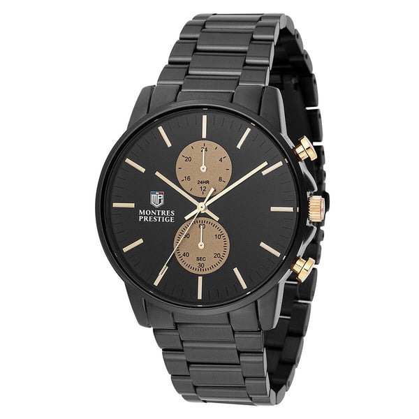 Invicta X Montres Prestige Men's Gold/Black Watch 46mm MPW-0119