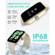 Smart Watch with Alexa Built-in Answer/Make Calls Fitness H.Rate - Cyber beige