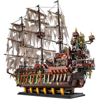 Pirate Ship Building Brick Flying Dutchman Boat Ship Model Kit Block Toy Set NEW