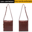 Brown Crossbody Handbag for Women, Medium Size, Zipper Pocket (Lea)