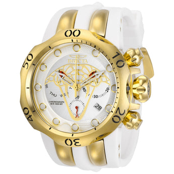 Invicta Reserve Venom Swiss Ronda Z60 FE Caliber Men's Watch 53.7mm Steel, White
