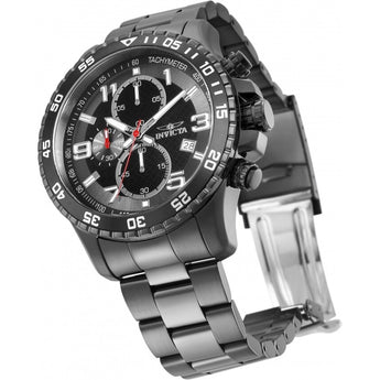 Invicta Specialty Men’s Quartz 45mm Gunmetal Black/Gray Stainless Steel Watch