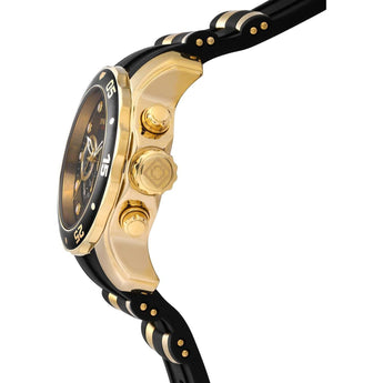 Invicta 6981 Pro Diver Black Dial Black Silicone Strap Chronograph Men's Watch