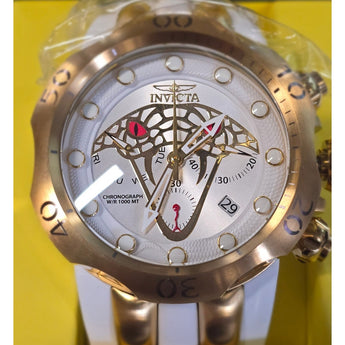 Invicta Reserve Venom Swiss Ronda Z60 FE Caliber Men's Watch 53.7mm Steel, White