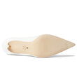 Stuart Weitzman Womens Stuart 100 Scallop Pump White 8.5 B