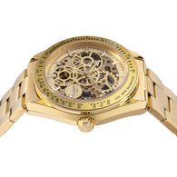 Invicta Objet D Art Automatic Men's Watch w/ Skeleton Dial - 47mm, Gold