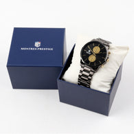 Invicta X Montres Prestige Men's Gold/Black Watch 46mm MPW-0119