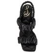 NEW Sam Edelman Marlena Black Ruched Leather Slingback Sandals Size 5 B