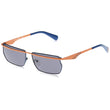 Guess GU8208 42A Blue Orange Metal Sunglasses Frame 57-14-140 Guess X JBalvin