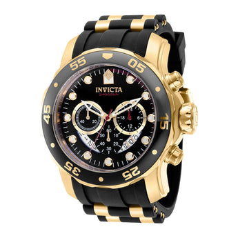 Invicta Pro Diver SCUBA Men's 48mm Gold Dial Stainless Chronograph Watch 37228
