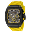 Invicta Men's Watch S1 Rally Quartz Chronograph Yellow Silicone Strap 43.5mm