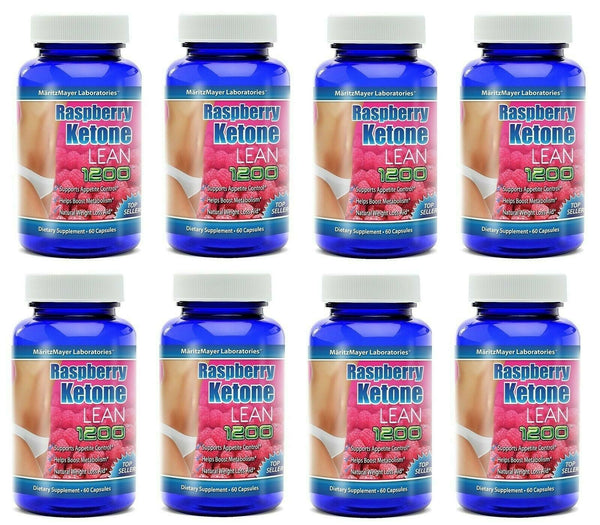 MaritzMayer Raspberry Ketone Lean Advanced Weight Loss Supplement 60 Capsules 8X