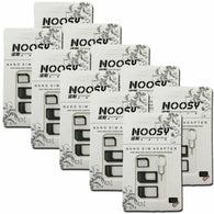 Nano SIM Card Adapter Converter to Micro Standard Set For any phone with sim 10X