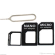 Nano SIM Card Adapter Converter to Micro Standard Set For any phone with sim 10X