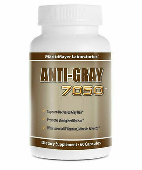 3 Pack Anti Gray 7050 Hair Saw Palmetto Catalase Max Strength Dietary Supplement