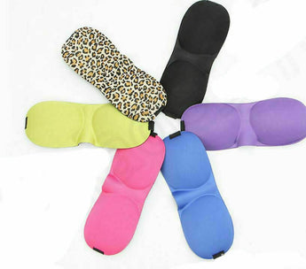 2 Pack 3D Sleep Mask Lightweight Comfortable Super Soft Padded Travel Eye Mask