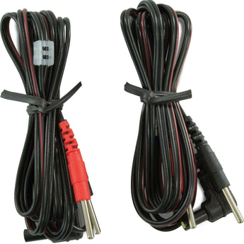 2 Packs Premium Replacement Lead Wires for TENS and EMS units 45