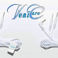 Reusable Electrode Lead Wires/Cables for Digital Massager Tens 2.5mm One Pair.