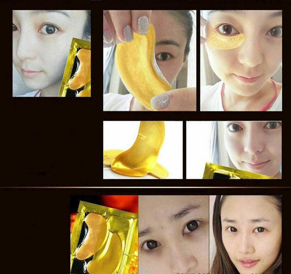 Crystal Collagen Gold Anti Dark Circle Wrinkles Under Eye Patches Mask ...