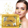 10 Pairs 24K Gold Anti Aging Dark Circle Crystal Collagen Eye Patches Pad Mask