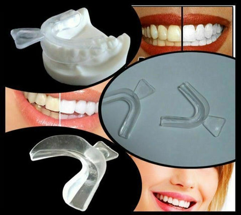 10 Pcs Thermoforming Tooth Bleach Dual Molding Mouth Trays Teeth Whitening Kit.