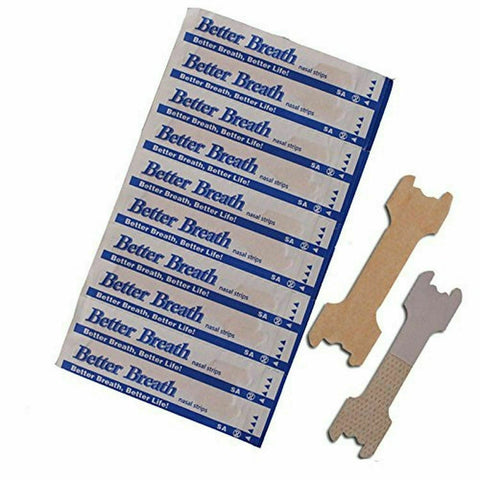 120 Pcs Flexible Non-Woven Large/Tan Nasal Strips Better Breathe Reduce Snoring