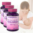 3 Bottles Fenugreek 1220mg Moms Mothers Natural Breast Milk Herbal Supplement